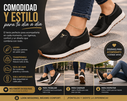Tenis Slip-On para Mujer | Comodidad y Estilo Todo el Día